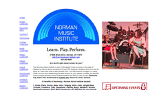 Desktop Screenshot of normanmusicinstitute.com